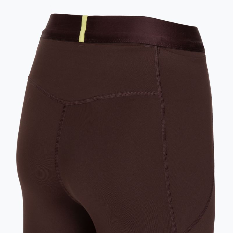 Dámské běžecké legíny HOKA Novafly Run Tight 25" deep mauve 5