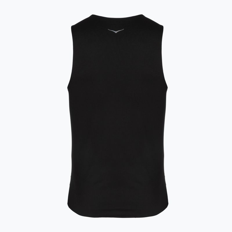 Pánské běžecké tričko HOKA EveryRun Tank black 2