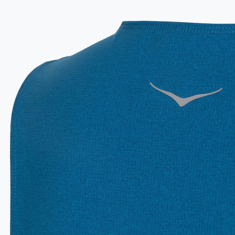 Pánské běžecké tričko HOKA EveryRun Tank night glow blue 4