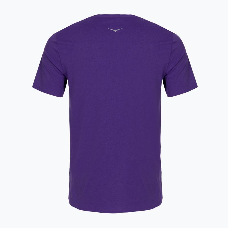 Pánské běžecké tričko HOKA EveryRun Short Sleeve cosmic purple 2
