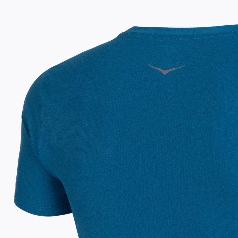 Pánské běžecké tričko HOKA EveryRun Short Sleeve night glow blue 4