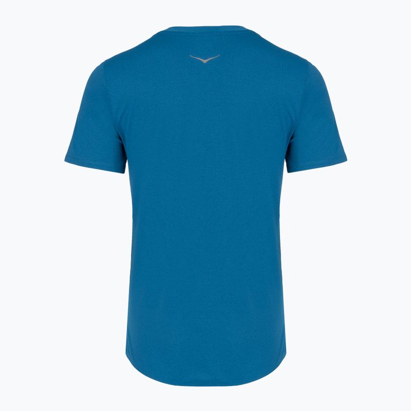 Dámské běžecké tričko HOKA EveryRun Short Sleeve night glow blue 2