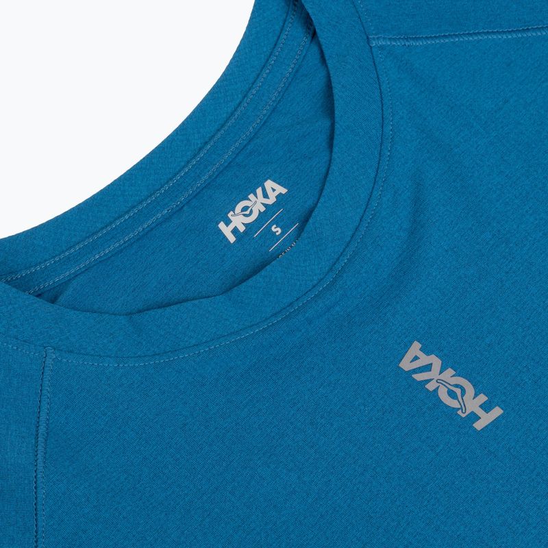 Dámské běžecké tričko HOKA EveryRun Short Sleeve night glow blue 3