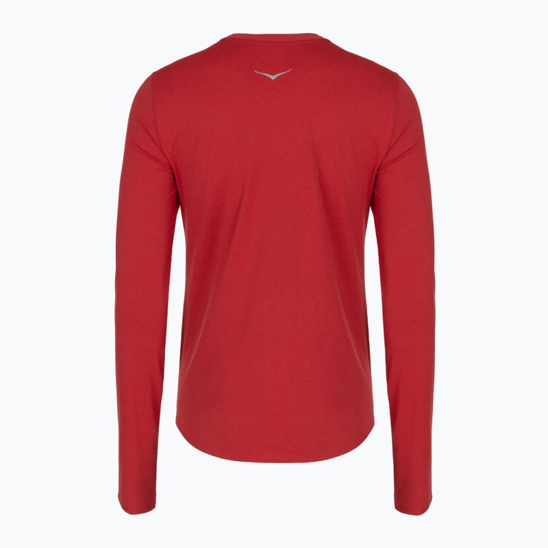 Dámské běžecké Longsleeve HOKA EveryRun Long Sleeve red agate 2