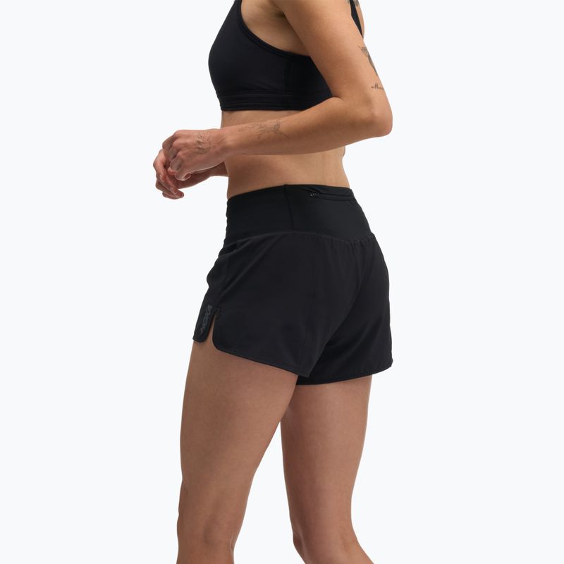 Dámské běžecké šortky HOKA Glide Short 3.5" Brief black 3