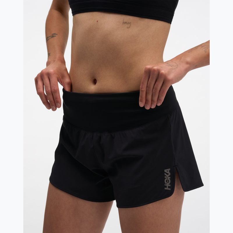 Dámské běžecké šortky HOKA Glide Short 3.5" Brief black 4