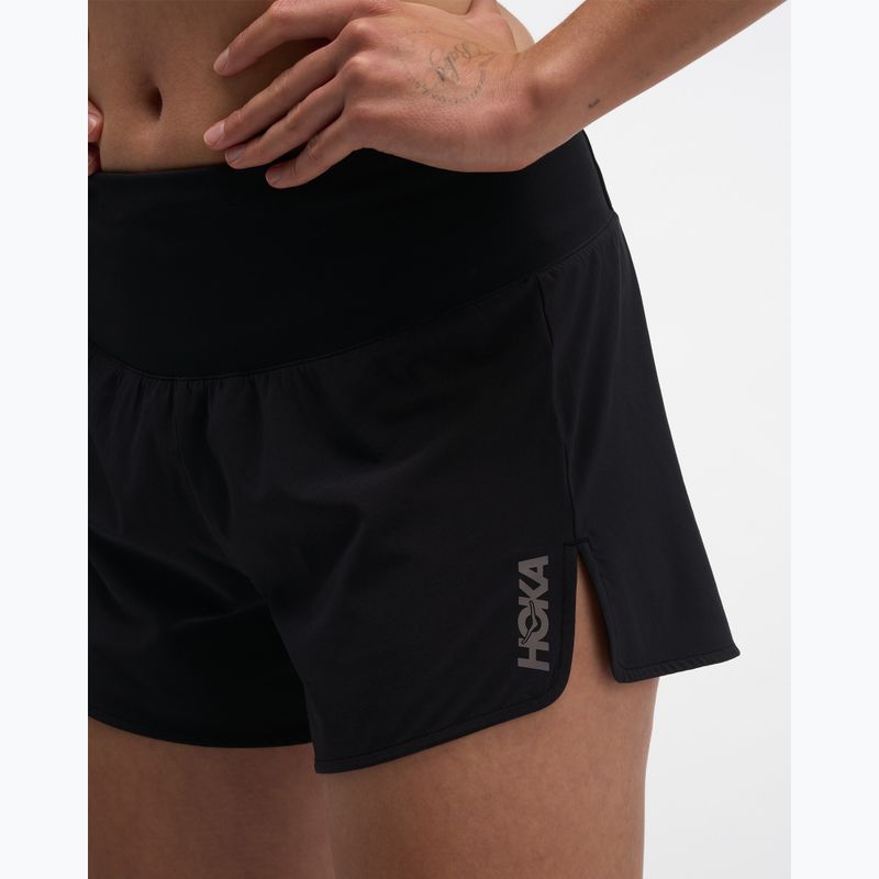 Dámské běžecké šortky HOKA Glide Short 3.5" Brief black 5