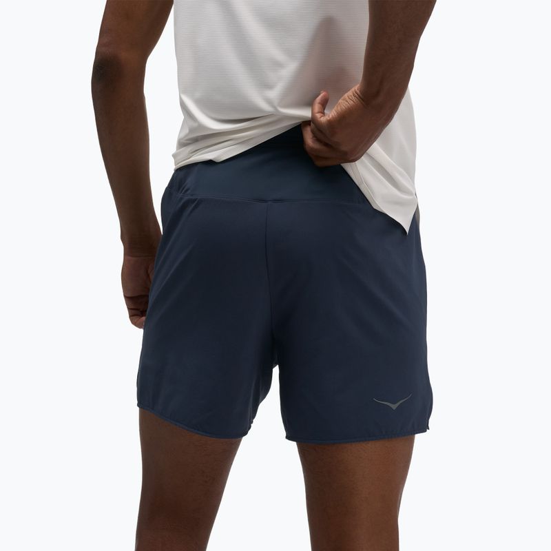 Pánské běžecké šortky HOKA Glide Short 5" Brief varsity navy 3