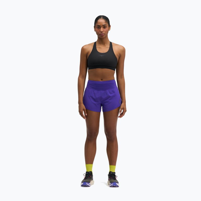 Dámské běžecké šortky HOKA Glide Short 3.5" Brief cosmic purple 2