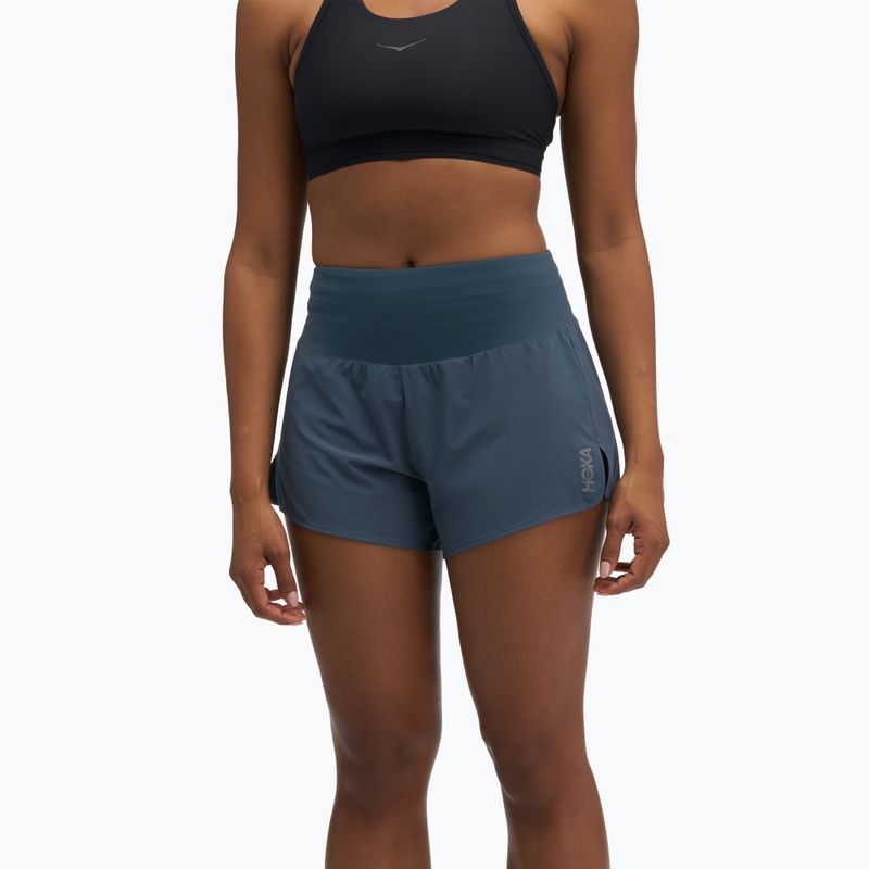 Dámské běžecké šortky HOKA Glide Short 3.5" Brief varsity navy