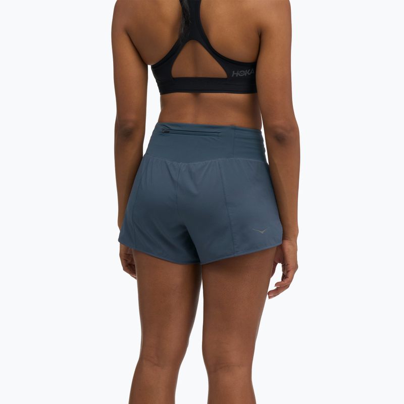 Dámské běžecké šortky HOKA Glide Short 3.5" Brief varsity navy 3