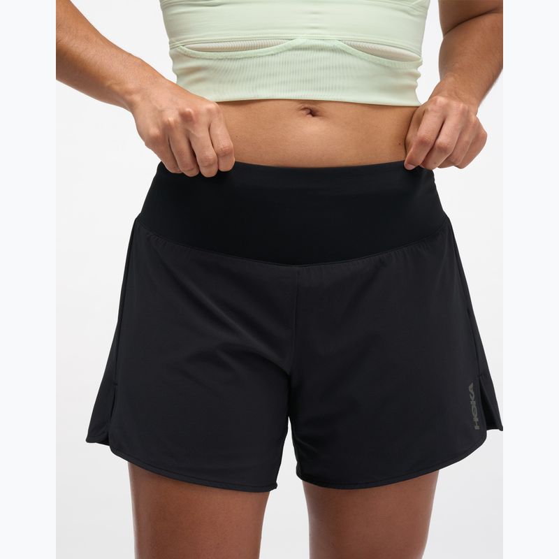 Dámské běžecké šortky HOKA Glide Short 5" 2in1 black 4