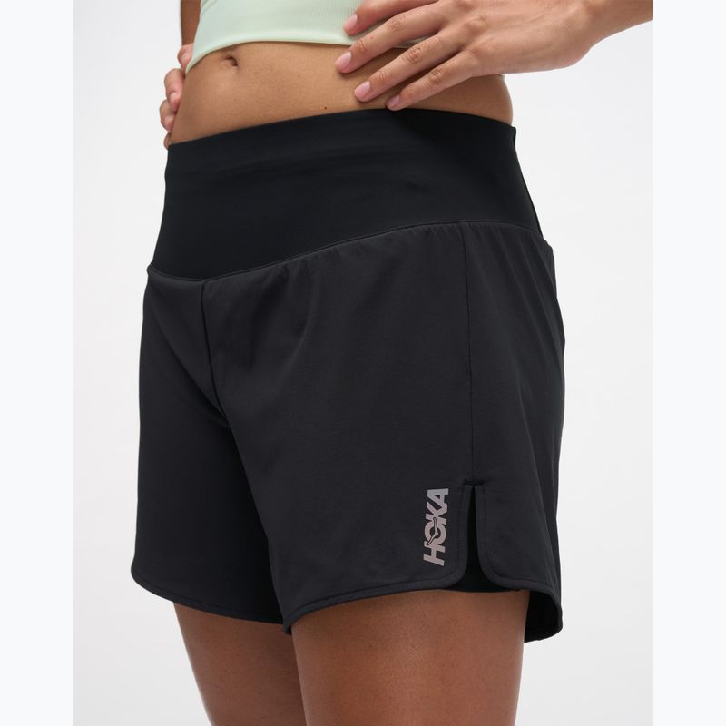 Dámské běžecké šortky HOKA Glide Short 5" 2in1 black 5