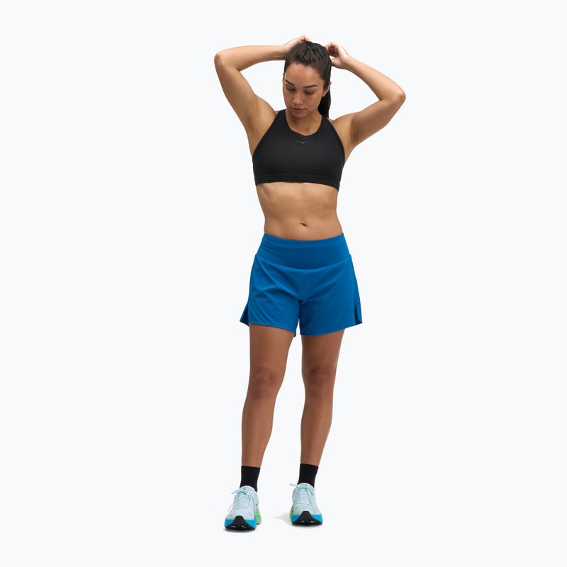 Dámské běžecké šortky HOKA Glide Short 5" 2in1 night glow blue 2