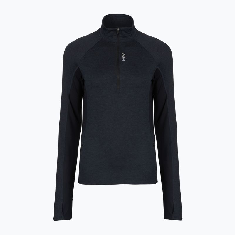 Dámská běžecká mikina HOKA Skyform Half Zip black heather