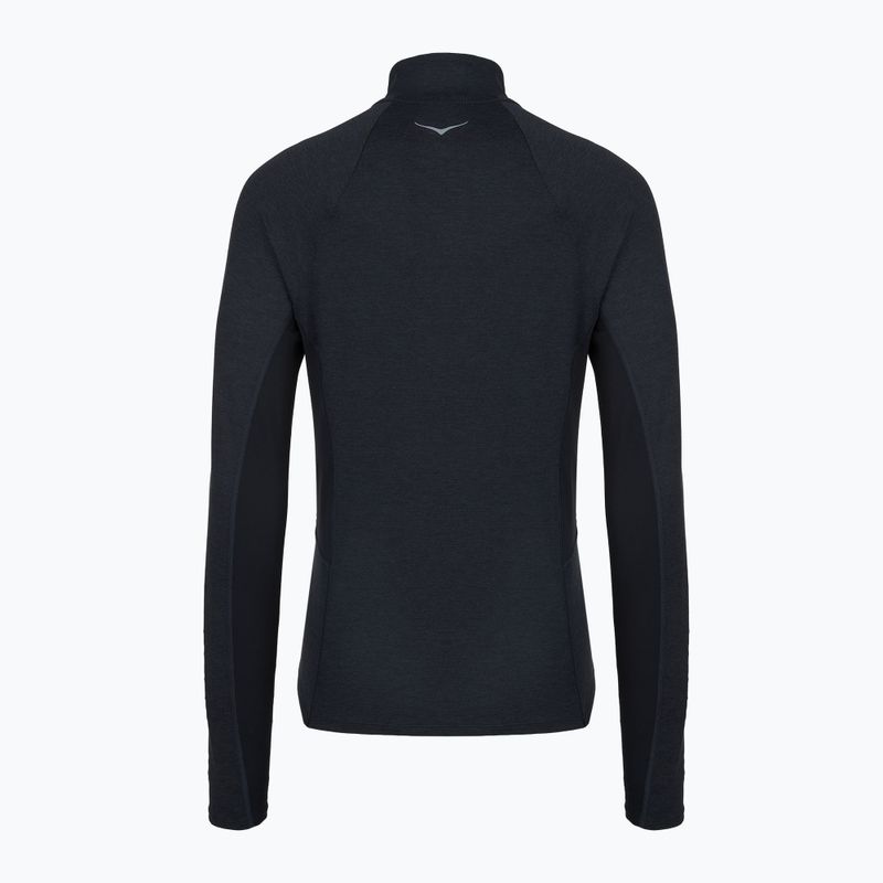 Dámská běžecká mikina HOKA Skyform Half Zip black heather 2