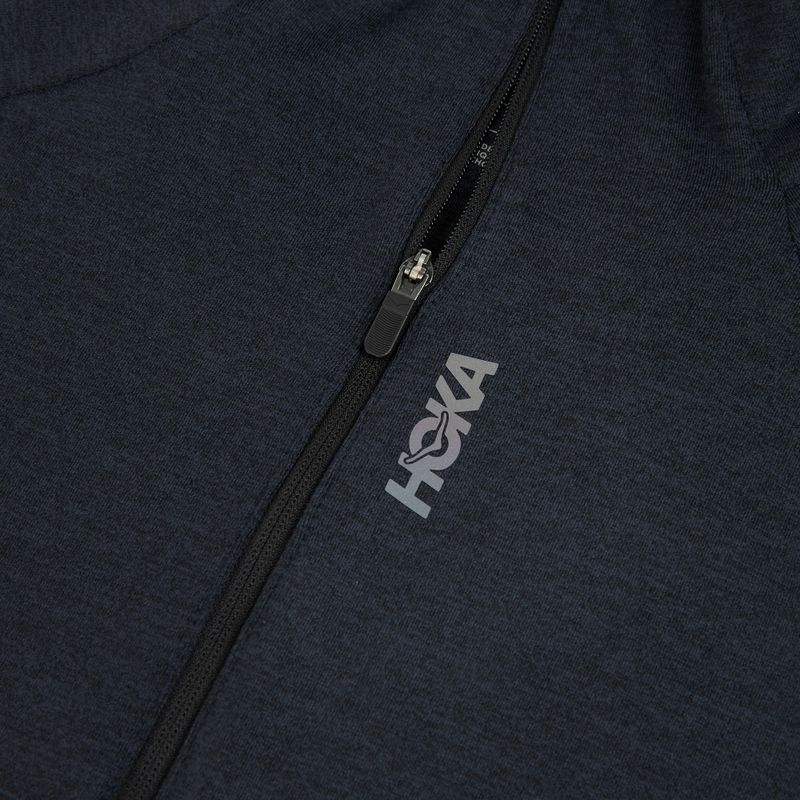 Dámská běžecká mikina HOKA Skyform Half Zip black heather 3