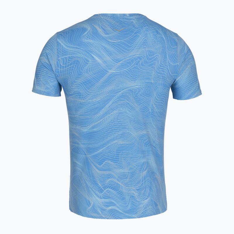 Pánské běžecké tričko HOKA EveryRun CLF PRT mineral blue 2
