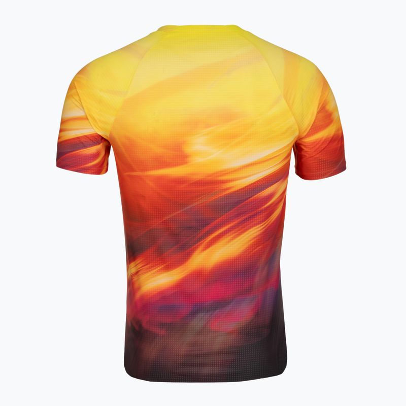 Pánské běžecké tričko HOKA Race Day Short Sleeve TR PRT hoka citrus print 2