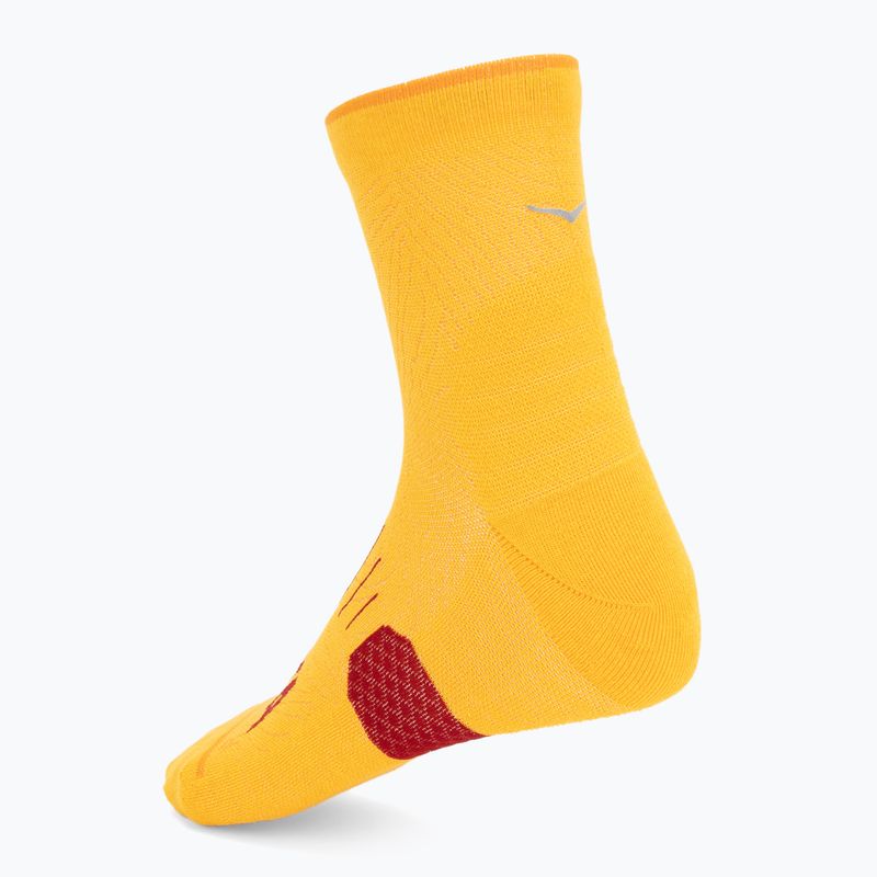 Ponožky HOKA Quarter Run Sock 3-Pack egg yolk/cerise/virtual violet 5
