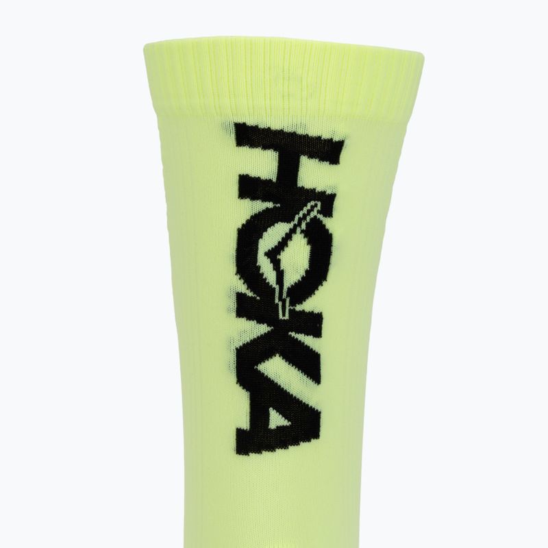 Pánské ponožky HOKA Race Day Crew Sock neon yuzu 3