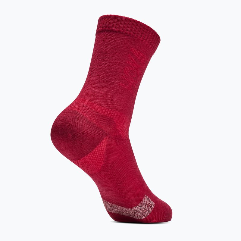 Ponožky HOKA Merino Crew Sock red agate 3