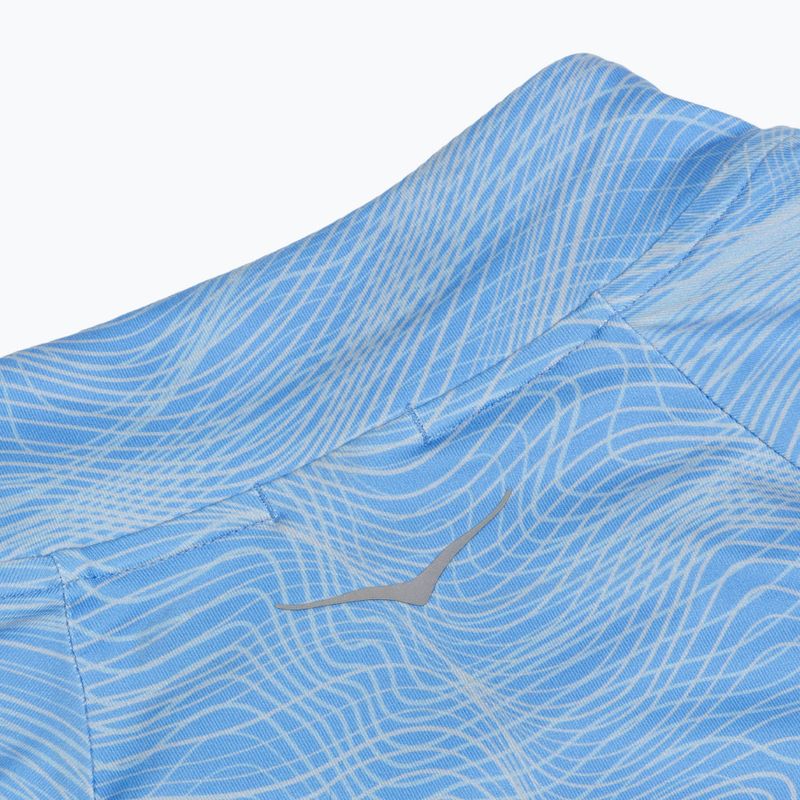 Pánská běžecká mikina HOKA Skyform Half Zip CLF PRT mineral blue 4