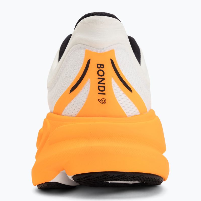 Pánské běžecké boty HOKA Bondi 9 white/neon tangerine 6