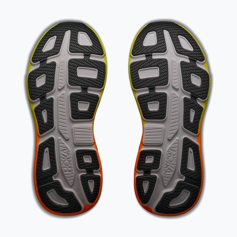 Pánské běžecké boty HOKA Bondi 9 white/neon tangerine 6