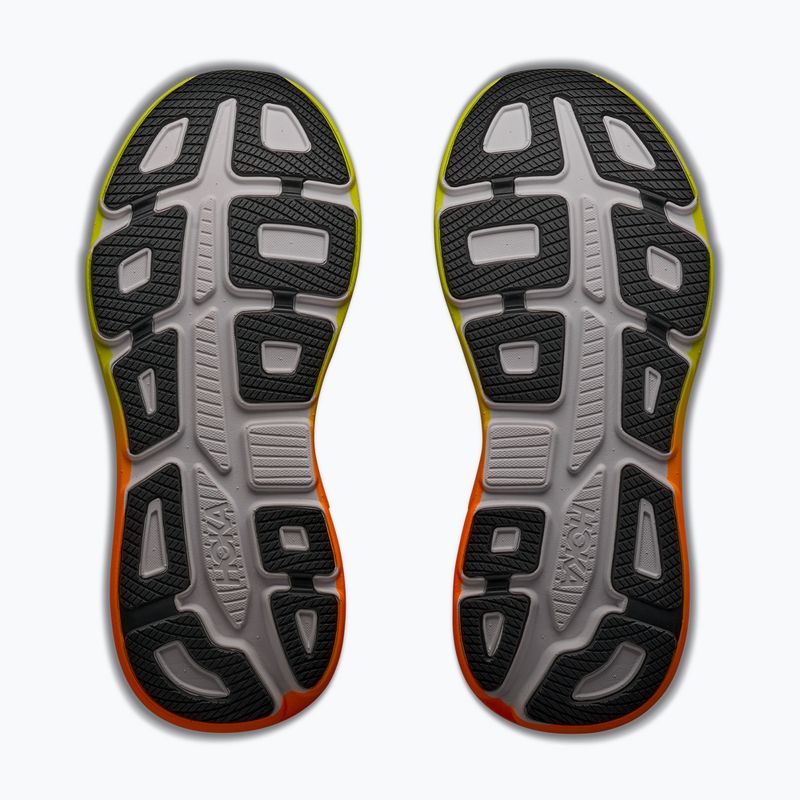 Pánské běžecké boty HOKA Bondi 9 Wide white/neon tangerine 6
