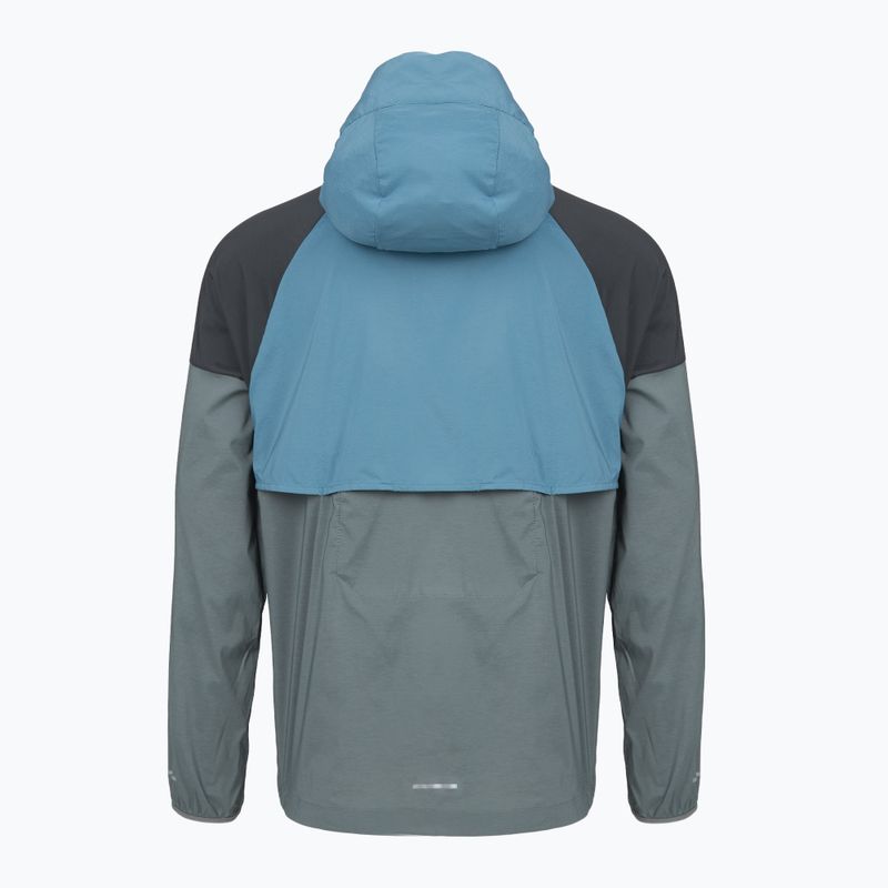 Pánská běžecká bunda Nike Impossibly Light Windrunner smoke grey/smokey blue/anthracite 2