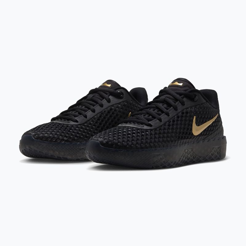 Pánské basketbalové boty Nike LeBron Witness X black/black/iron grey/metallic gold 3