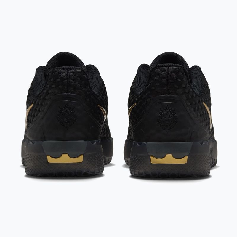 Pánské basketbalové boty Nike LeBron Witness X black/black/iron grey/metallic gold 4