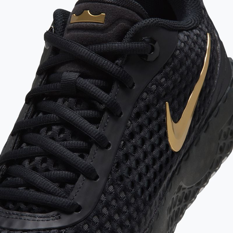 Pánské basketbalové boty Nike LeBron Witness X black/black/iron grey/metallic gold 6