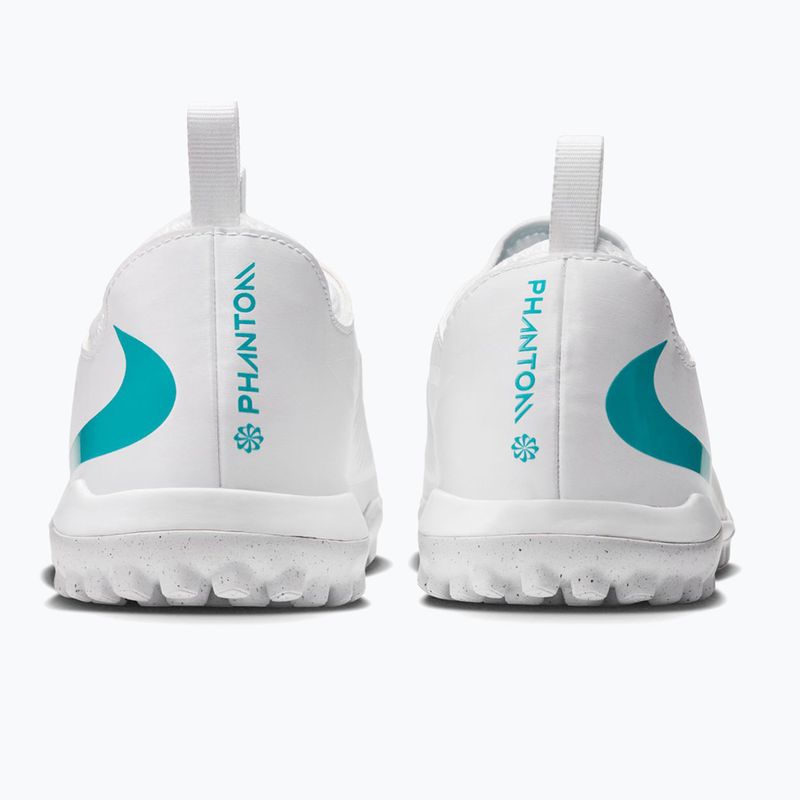 Dětské kopačky Nike Phantom 6 Low Academy Jr TF white/white/dusty cactus 2
