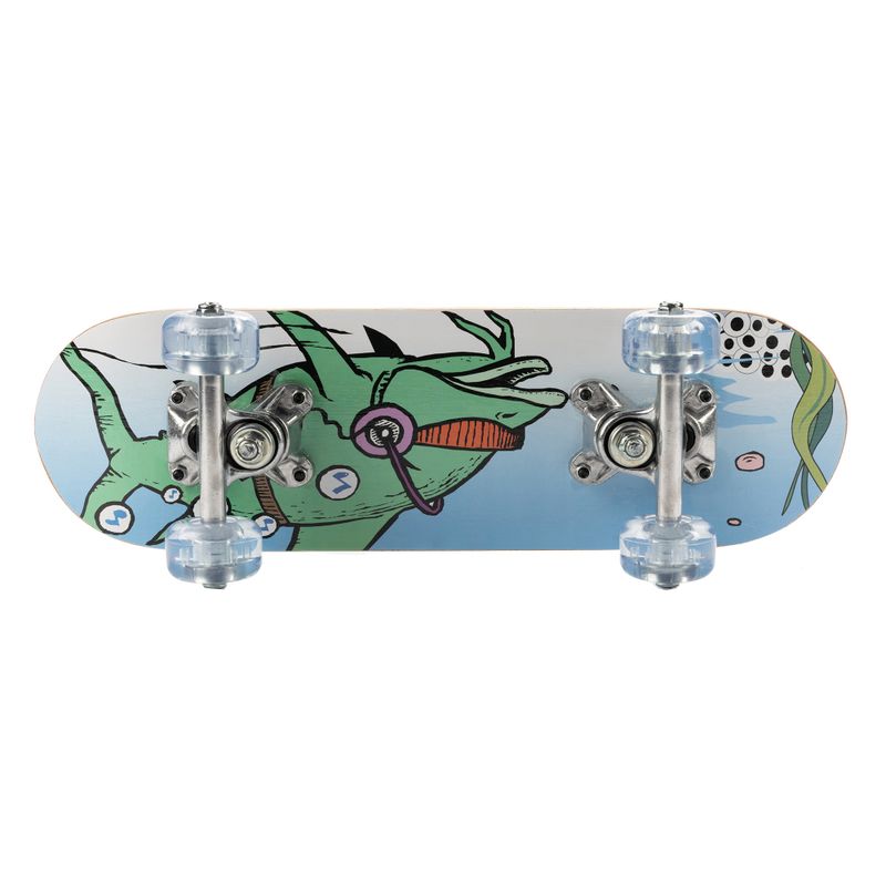 Dětský klasický skateboard MINI 17 Mechanics modrý MIN17