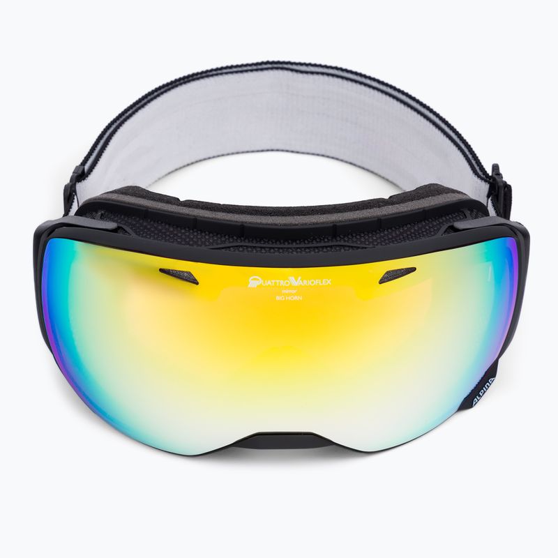 Lyžařské brýle Alpina Big Horn QV black matt/gold sph 2