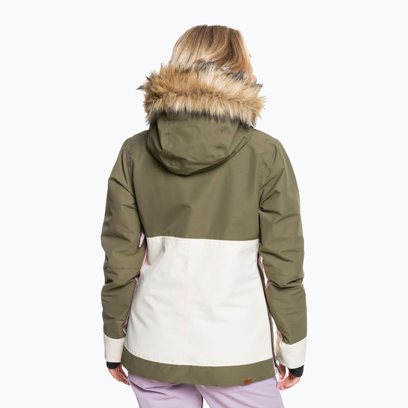 Dámská snowboardová bunda ROXY Shelter 2021 green 3