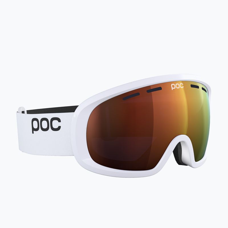 Lyžařské brýle POC Fovea Mid Clarity hydrogen white/spektris orange 8