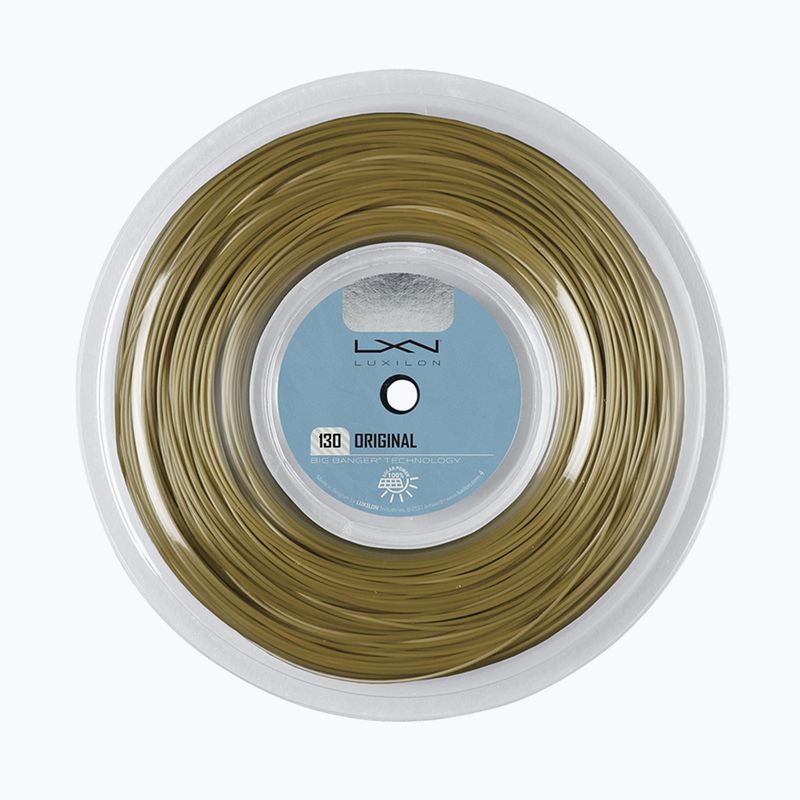 Tenisové struny Luxilon Original 130 200M Reel Gold WRZ990900