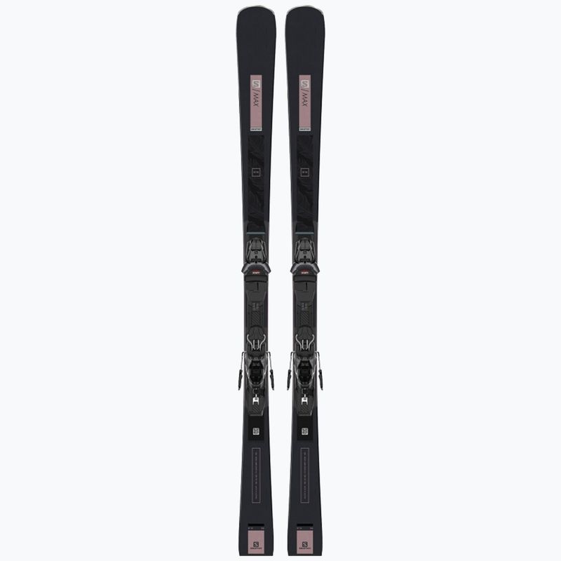 Dámské sjezdové lyže Salomon S/Max W 10 černé + M11 GW L41135000/L4113210010 10