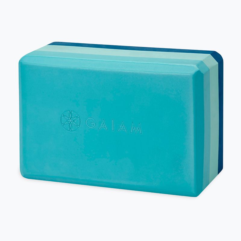 Blok na jógu Gaiam modrý 62912 10