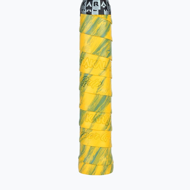 Omotávka na squashovou raketu   Karakal Pu Super Grip Multi yellow / green 2