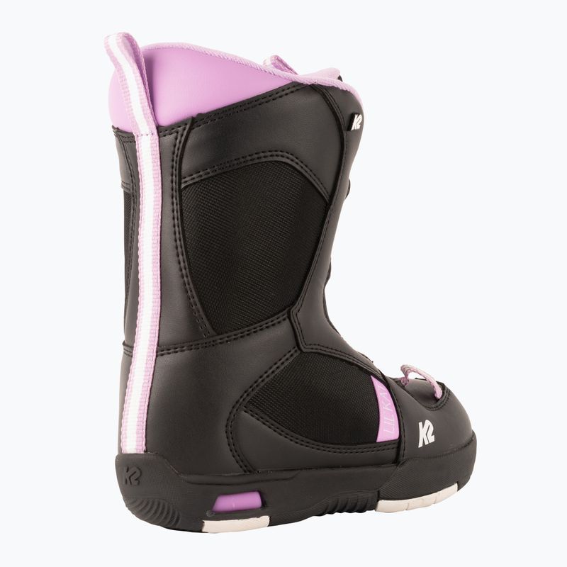 Dětské boty na snowboard K2 Lil Kat black 11F2034 10