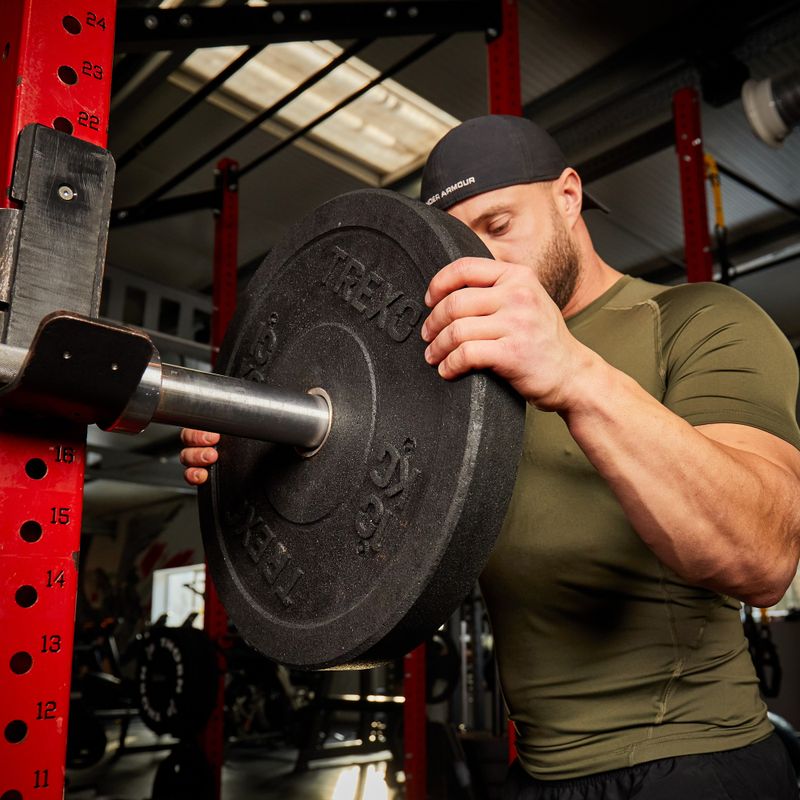 Olympijské závaží bumper XTREXO TRX-BMP010 10 kg černé 10