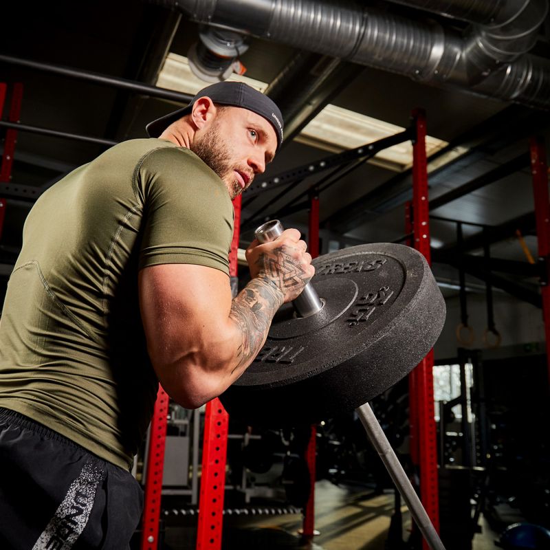 Olympijské závaží bumper XTREXO TRX-BMP015 15 kg černé 6