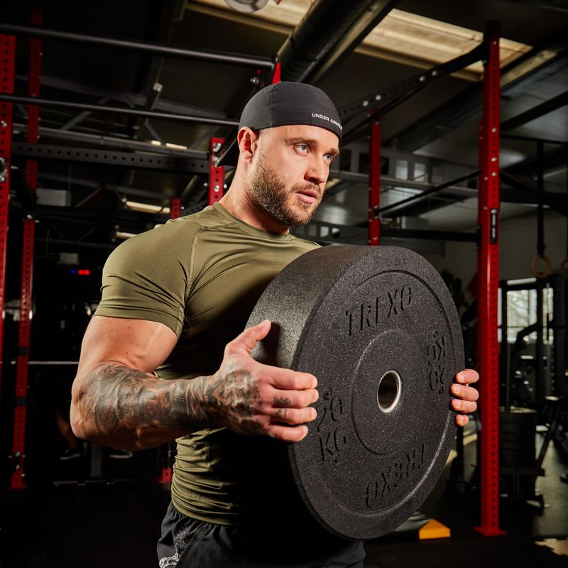 Olympijské závaží bumper XTREXO TRX-BMP020 20 kg černé 6