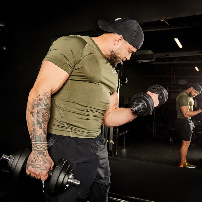 Sada činek s tyčí XTREXO 50 kg DK50 8