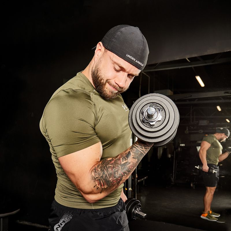 Sada činek s tyčí XTREXO 50 kg DK50 7