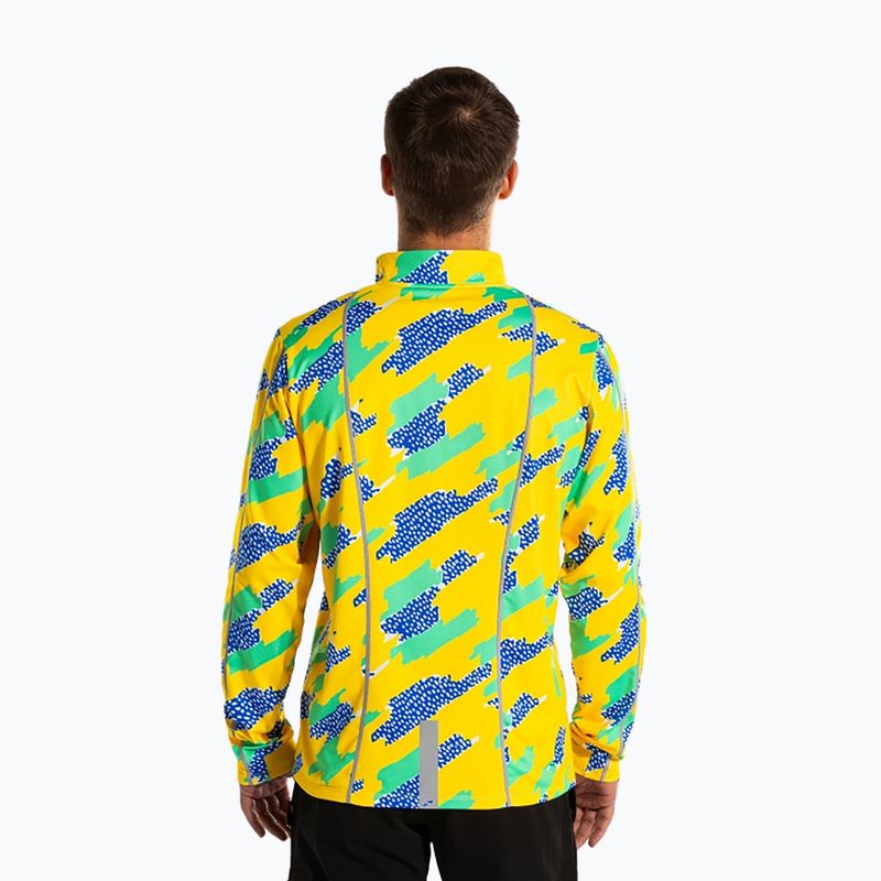 Pánská běžecká mikina Joma R-Trail Nature yellow 3